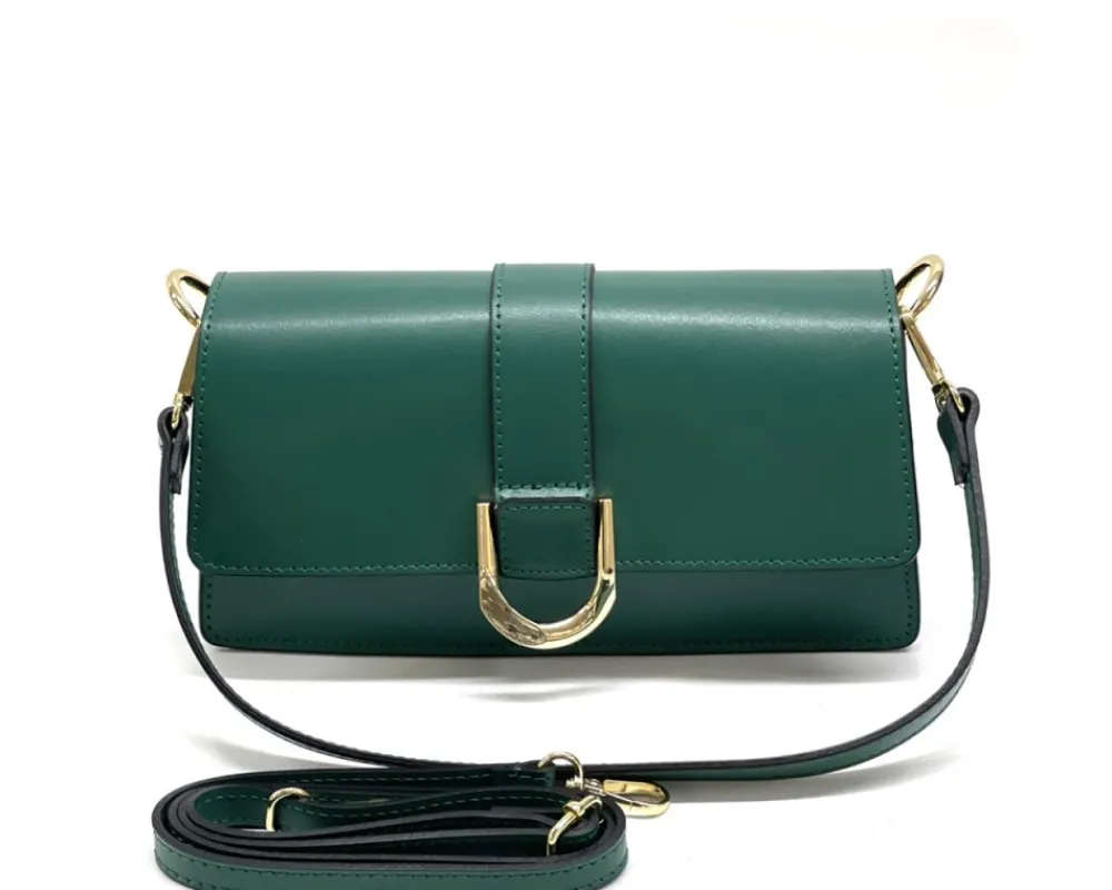 Maia cow Leather shoulder bag*Florence Outlet