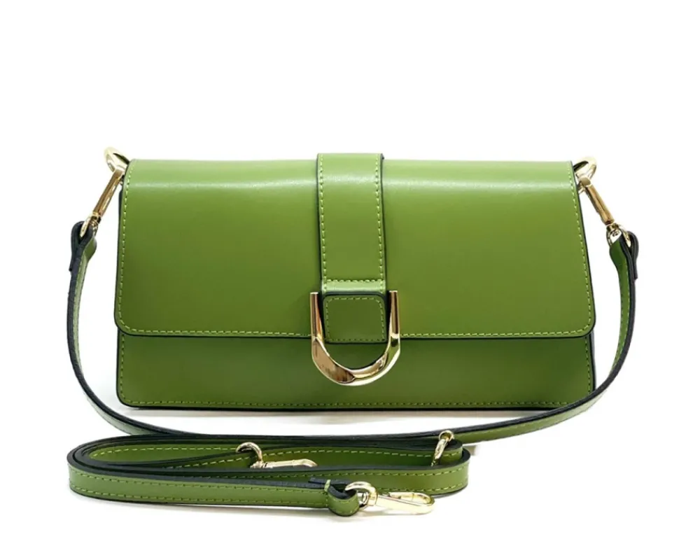 Maia cow Leather shoulder bag*Florence Outlet