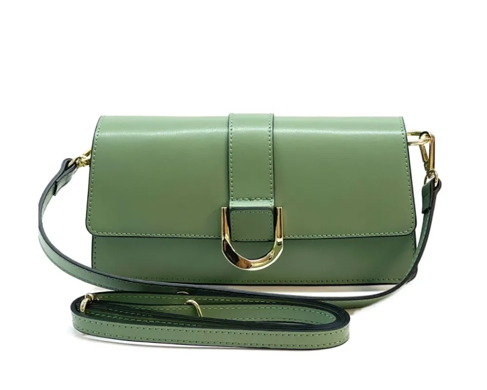 Maia cow Leather shoulder bag*Florence Outlet