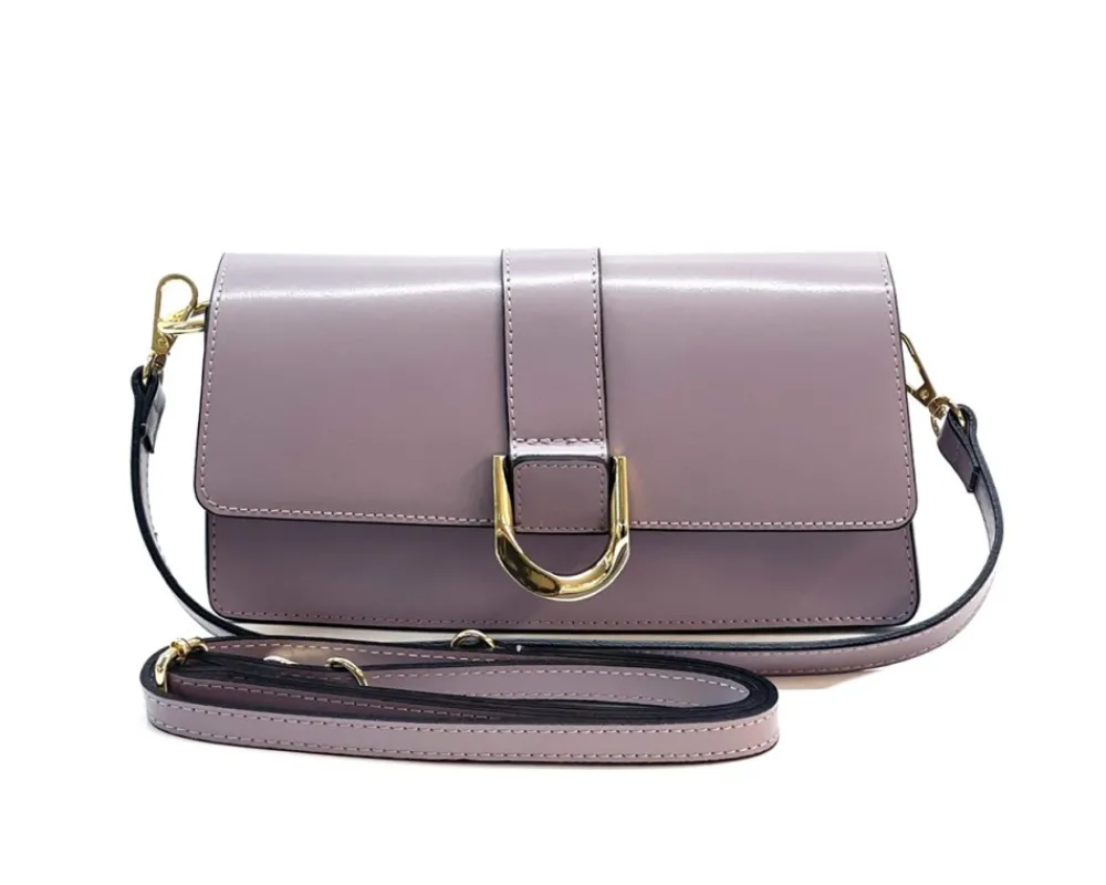 Maia cow Leather shoulder bag*Florence Outlet