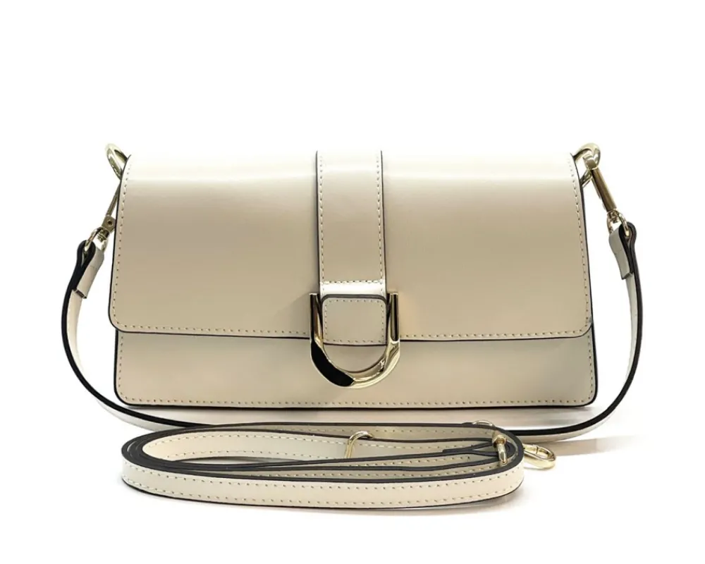 Maia cow Leather shoulder bag*Florence Outlet