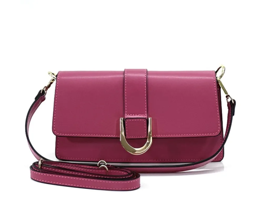 Maia cow Leather shoulder bag*Florence Outlet