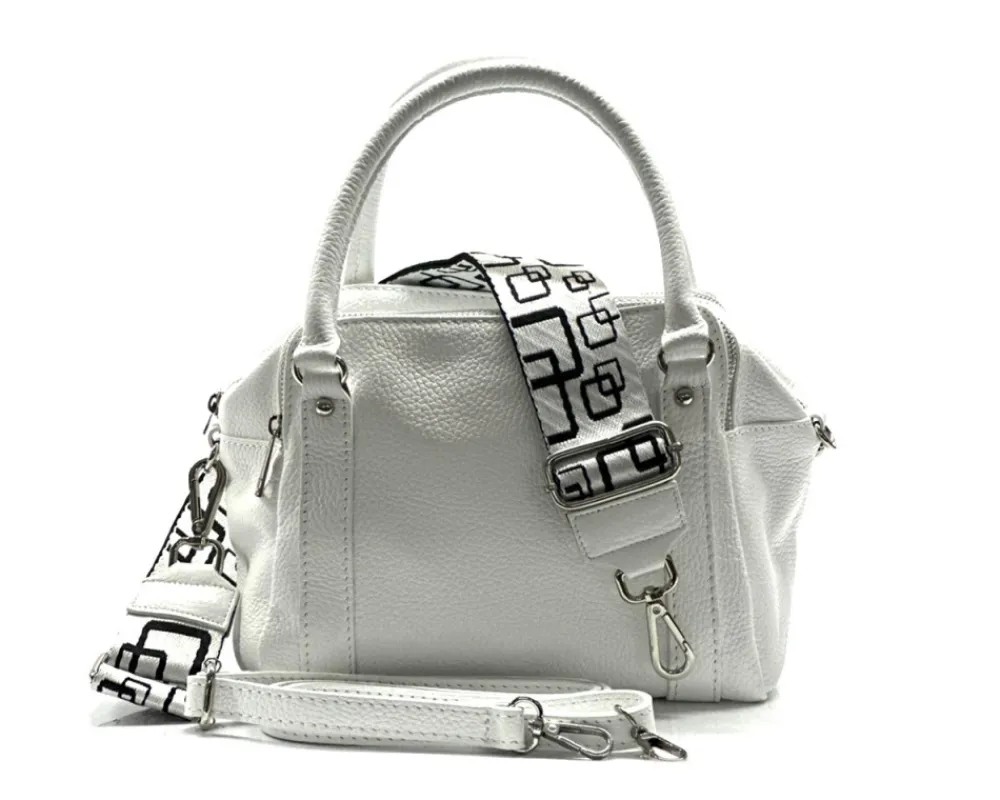 Maica Leather Boston Bag*Florence New