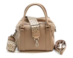 Maica Leather Boston Bag*Florence New