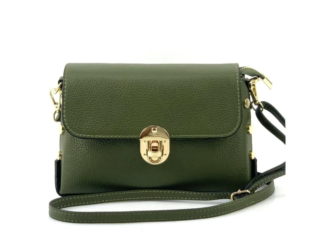 Malak Italian Genuine Leather Crossbody and Clutch Bag*Florence New