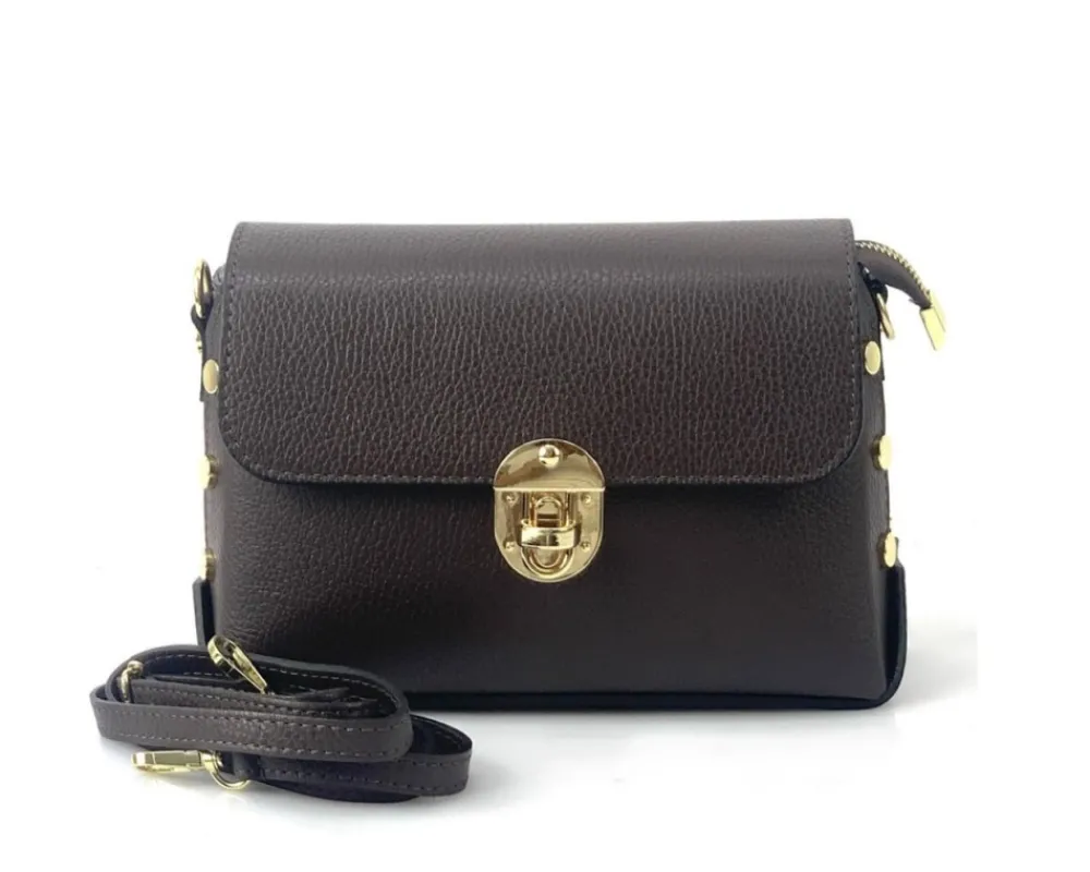Malak Italian Genuine Leather Crossbody and Clutch Bag*Florence New