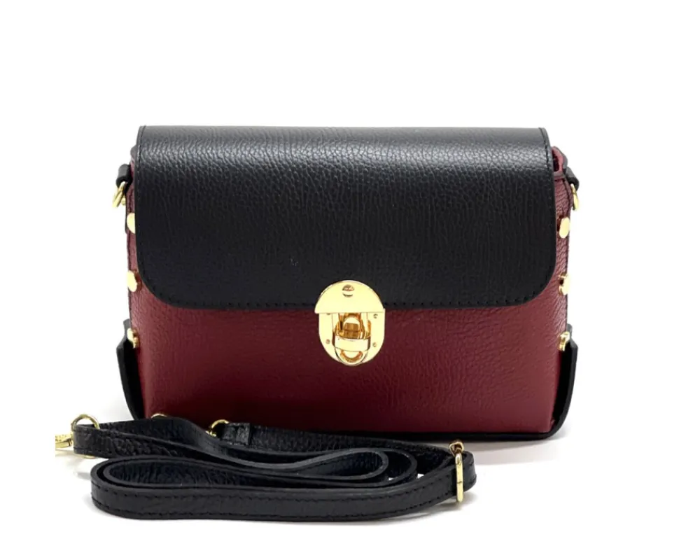 Malak Italian Genuine Leather Crossbody and Clutch Bag*Florence New