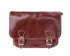 Mini leather messenger bag*Florence Best