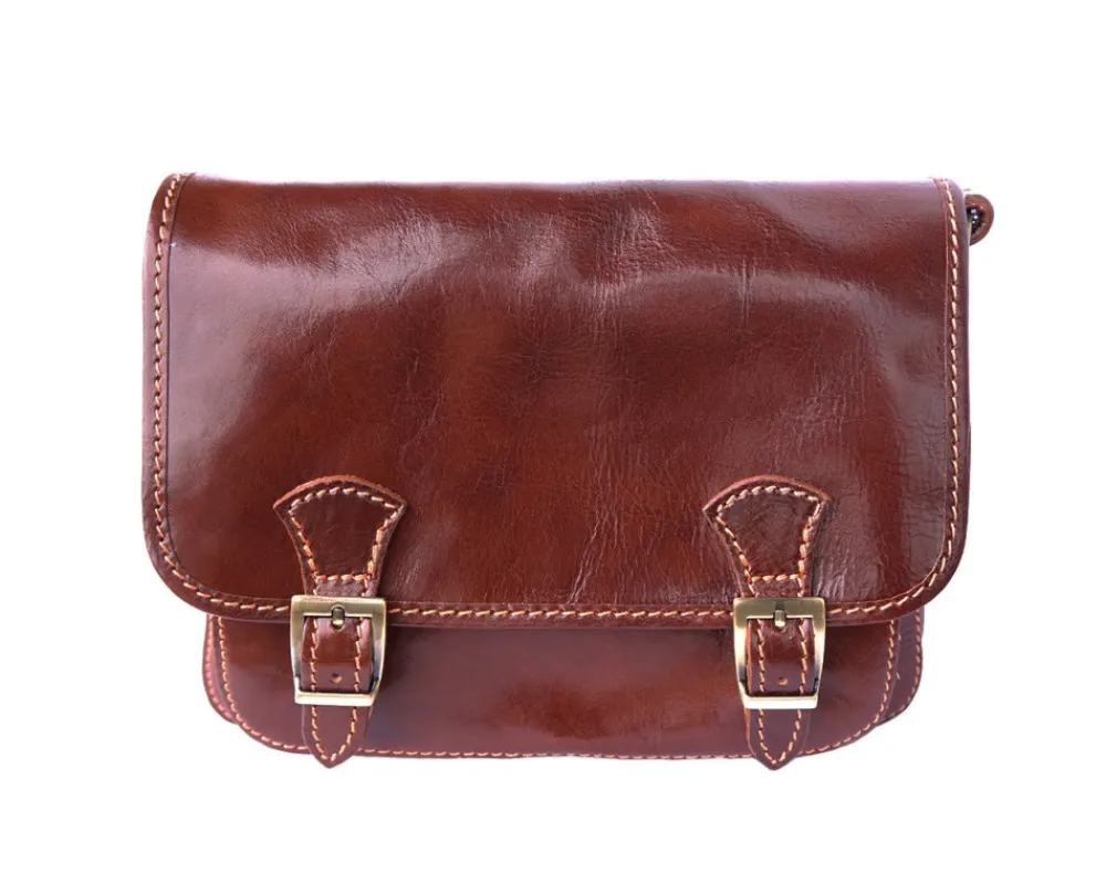 Mini leather messenger bag*Florence Best