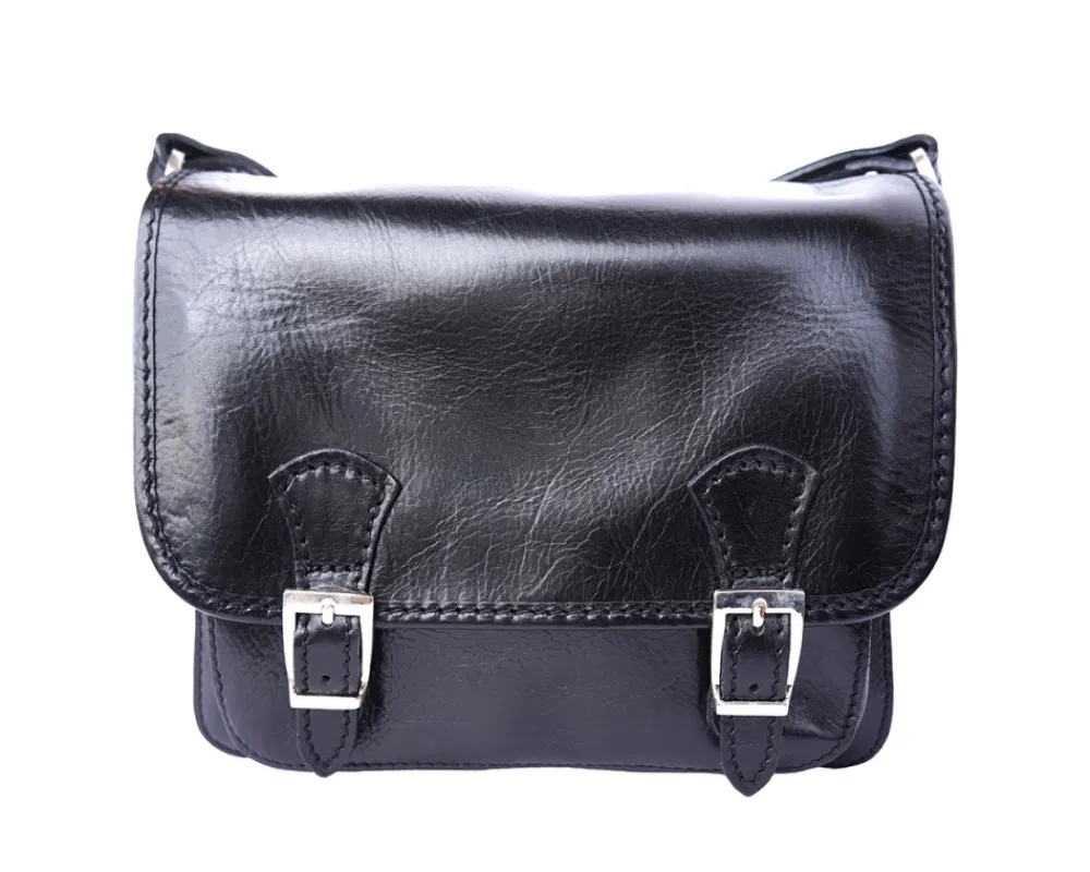 Mini leather messenger bag*Florence Best