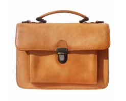 Mini vintage briefcase with two compartments and a front pocket*Florence Best