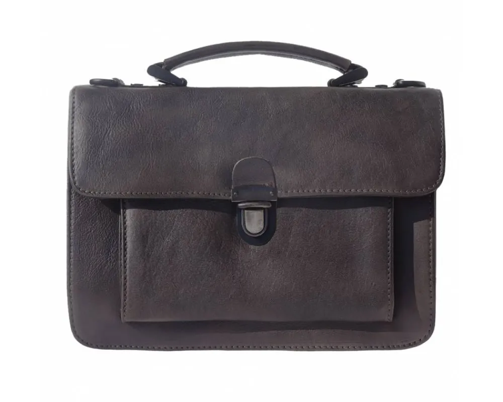 Mini vintage briefcase with two compartments and a front pocket*Florence Best