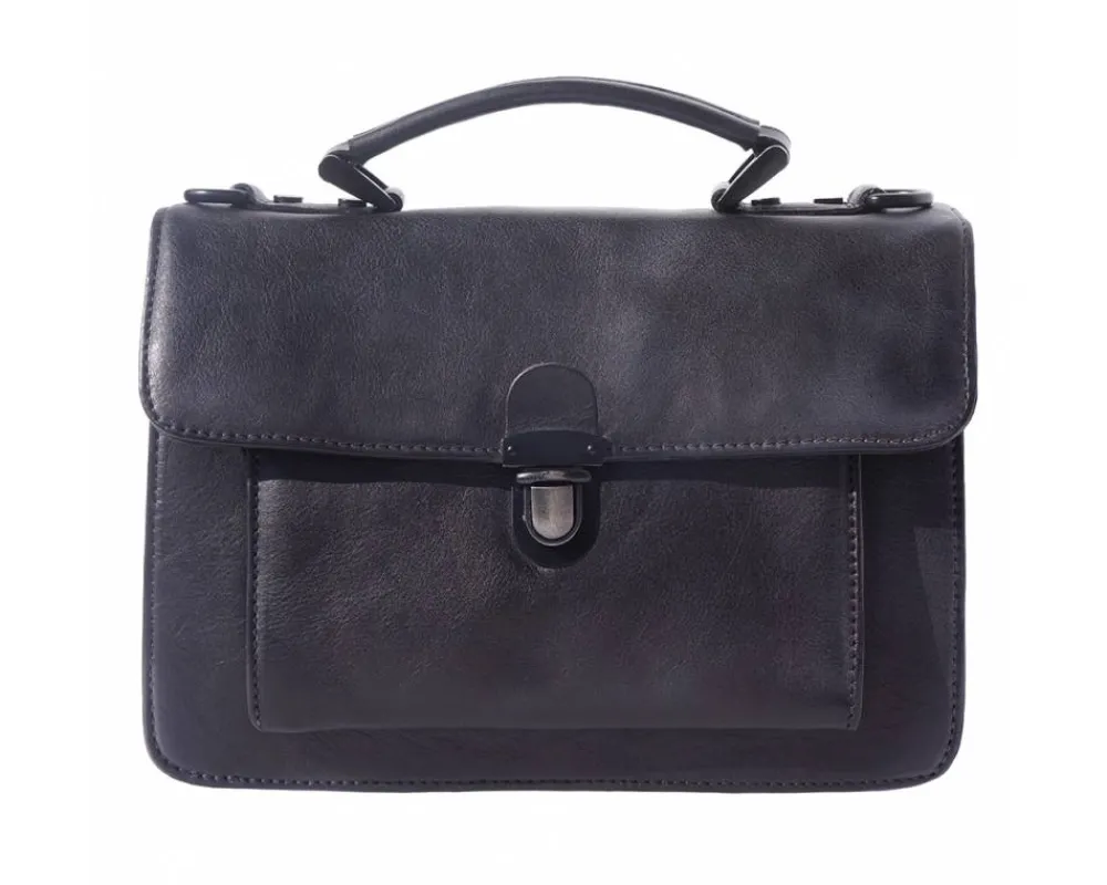 Mini vintage briefcase with two compartments and a front pocket*Florence Best