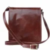 Mirko leather Messenger bag*Florence Fashion