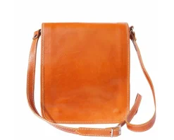 Mirko leather Messenger bag*Florence Fashion