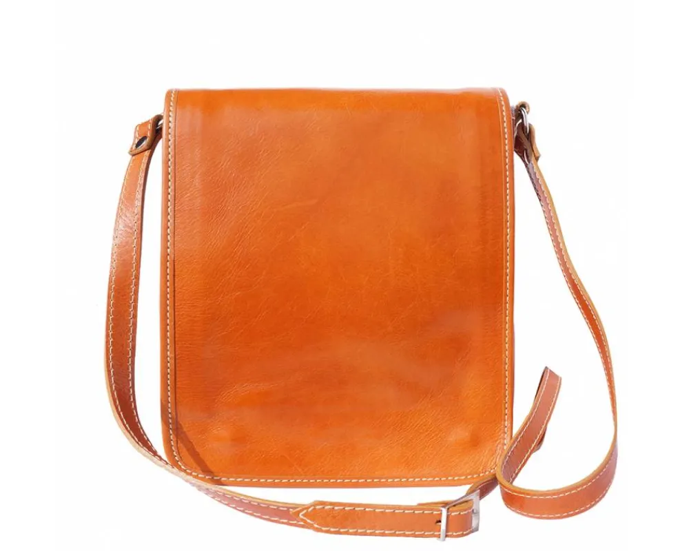 Mirko leather Messenger bag*Florence Fashion