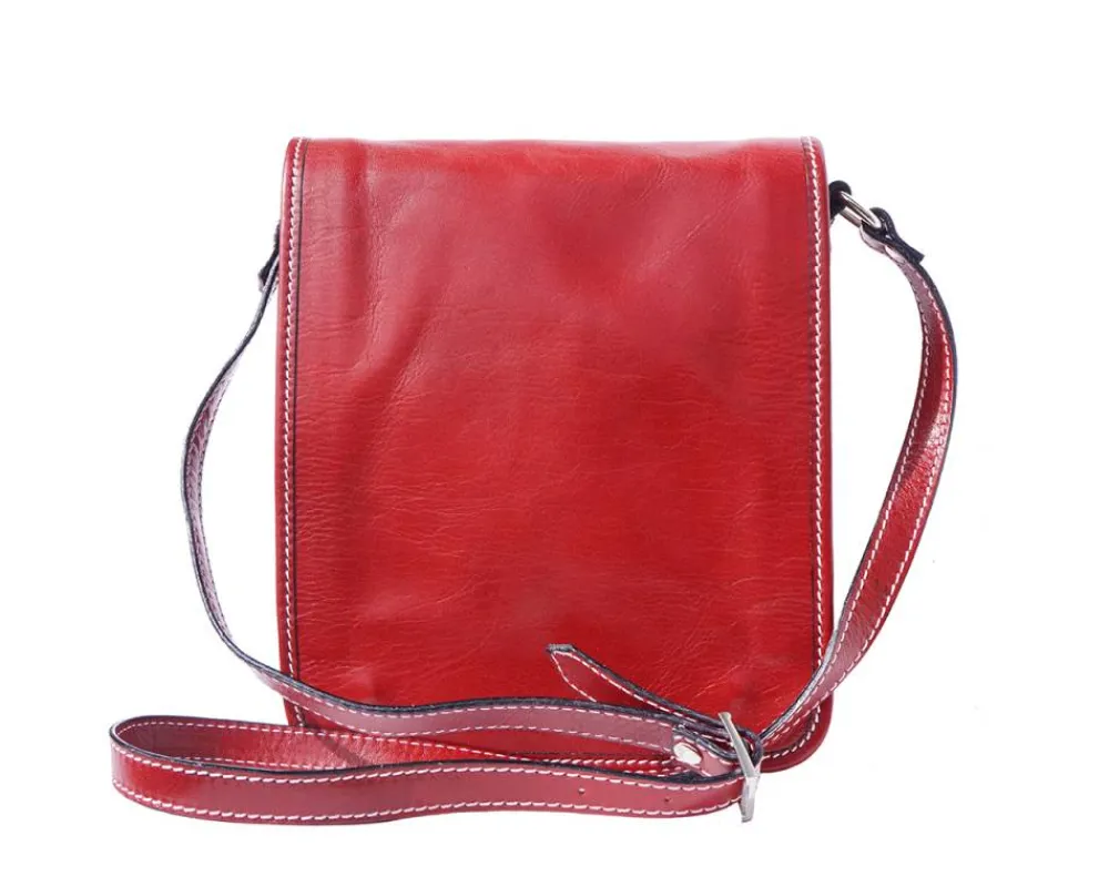 Mirko leather Messenger bag*Florence Fashion