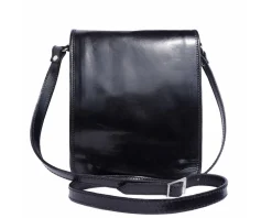 Mirko leather Messenger bag*Florence Fashion