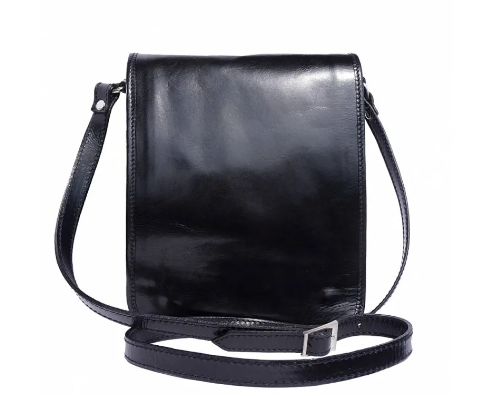 Mirko leather Messenger bag*Florence Fashion