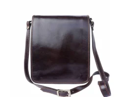 Mirko leather Messenger bag*Florence Fashion