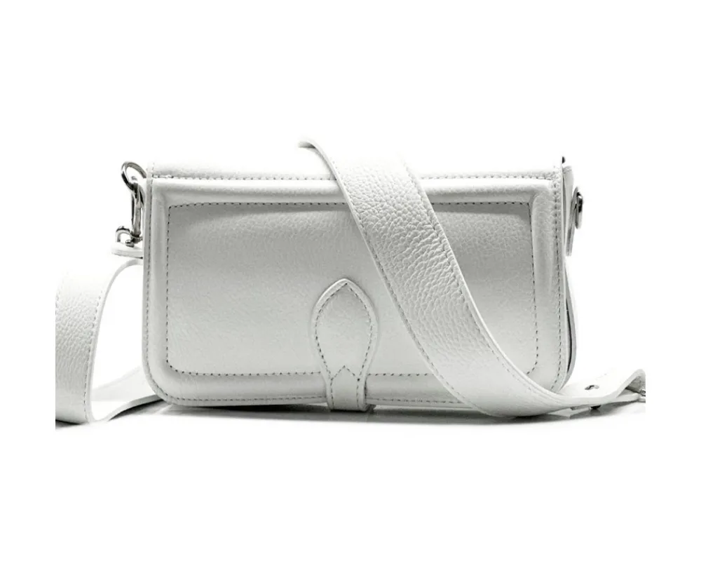 Nicole leather shoulder bag*Florence Discount
