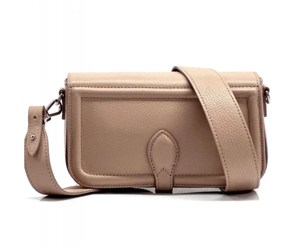 Nicole leather shoulder bag*Florence Discount