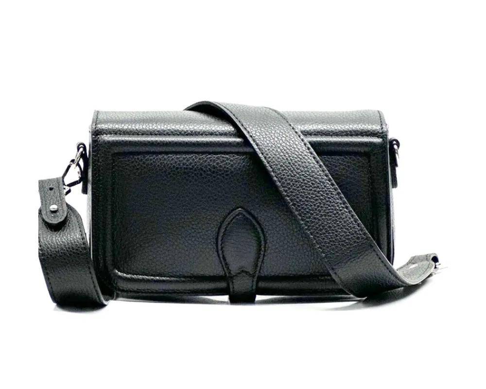 Nicole leather shoulder bag*Florence Discount