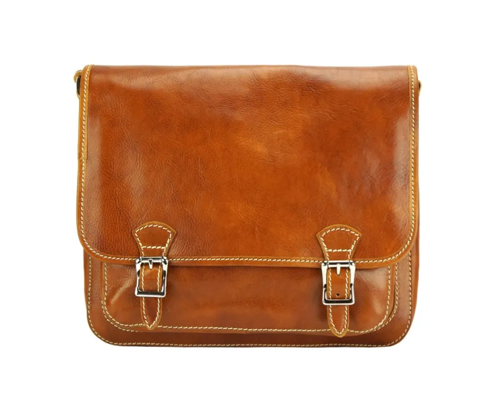 Palmira Leather Messenger Bag*Florence Fashion