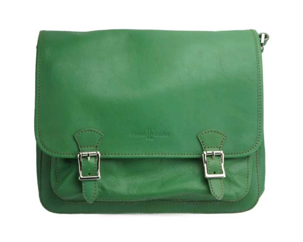Palmira Leather Messenger Bag*Florence Fashion