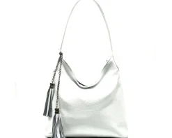 Prudenzia Leather Shoulder Bag*Florence Clearance