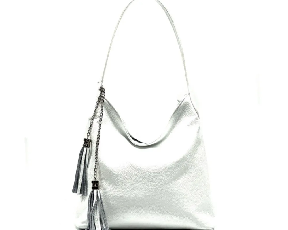 Prudenzia Leather Shoulder Bag*Florence Clearance