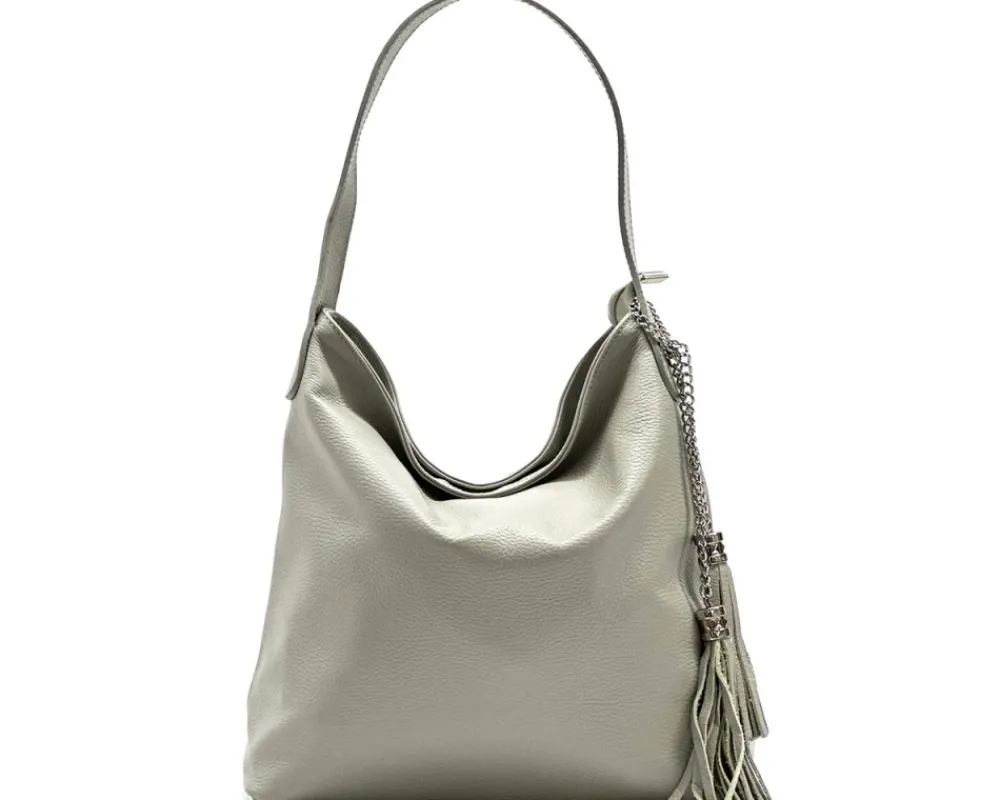 Prudenzia Leather Shoulder Bag*Florence Clearance