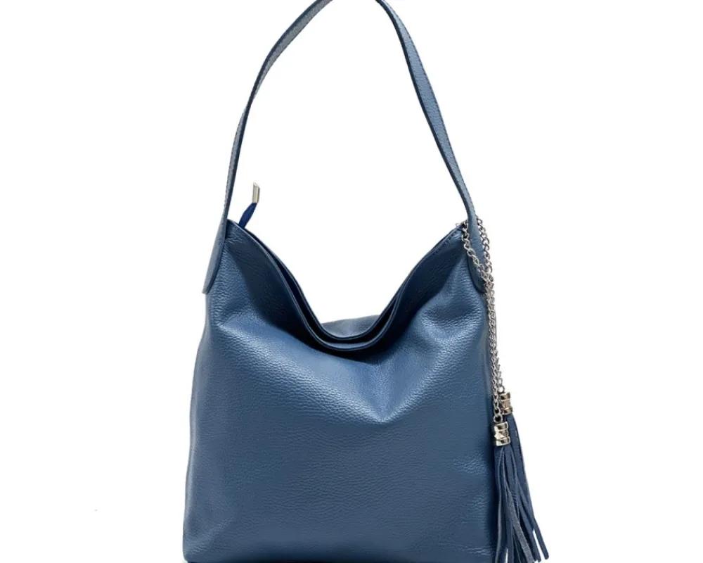 Prudenzia Leather Shoulder Bag*Florence Clearance