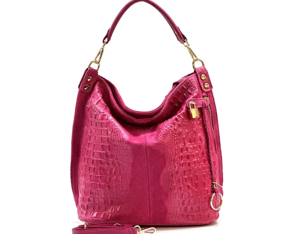Selene S Leather Hobo Bag*Florence Outlet