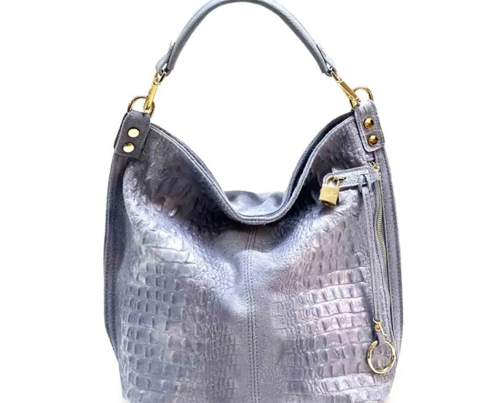 Selene S Leather Hobo Bag*Florence Outlet