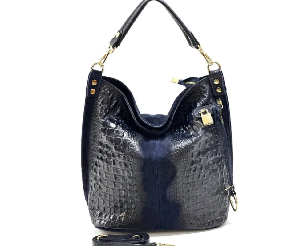 Selene S Leather Hobo Bag*Florence Outlet