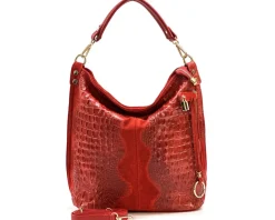 Selene S Leather Hobo Bag*Florence Outlet