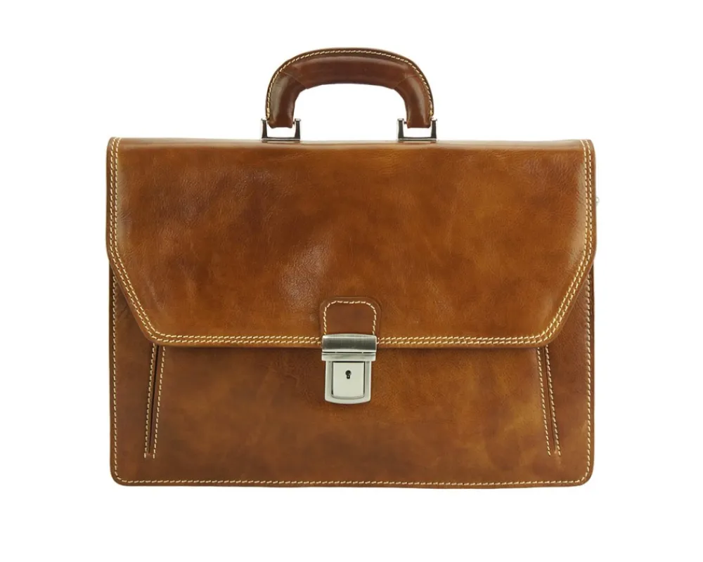 Sergio leather Mini briefcase*Florence Discount