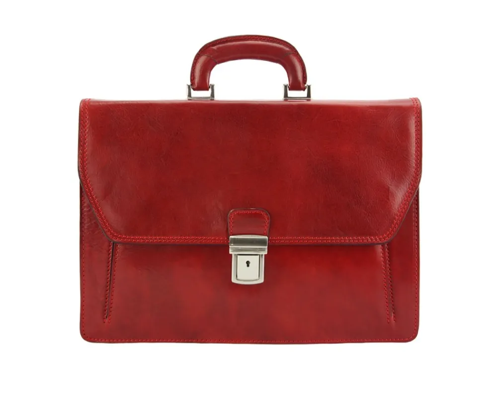 Sergio leather Mini briefcase*Florence Discount