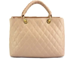 Severa Italian Genuine Leather Quilted Handbag*Florence Best
