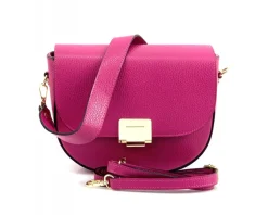 Shoulder flap bag Luna by cow leather*Florence Fashion