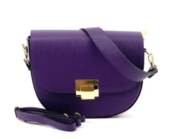 Shoulder flap bag Luna by cow leather*Florence Fashion