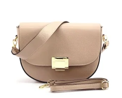Shoulder flap bag Luna by cow leather*Florence Fashion