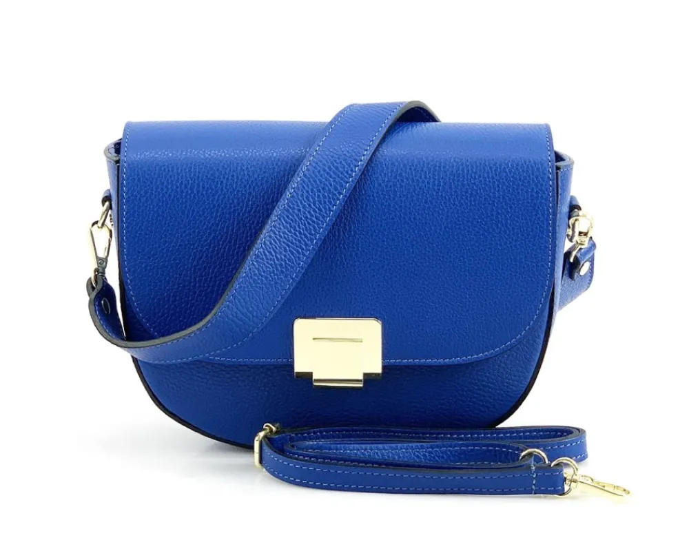 Shoulder flap bag Luna by cow leather*Florence Fashion