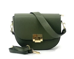 Shoulder flap bag Luna by cow leather*Florence Fashion