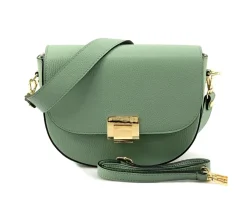 Shoulder flap bag Luna by cow leather*Florence Fashion