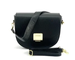 Shoulder flap bag Luna by cow leather*Florence Fashion