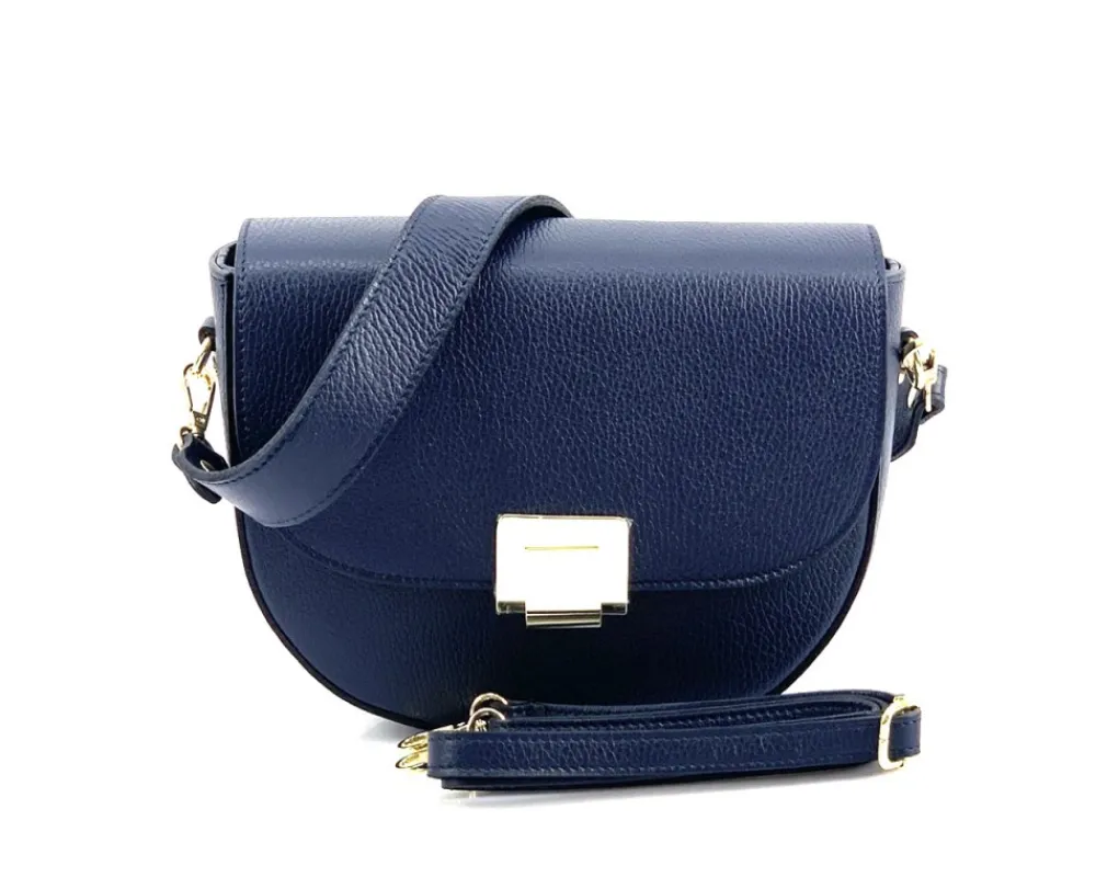 Shoulder flap bag Luna by cow leather*Florence Fashion