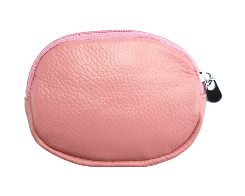 Soft leather coin purse with zip*Florence Discount