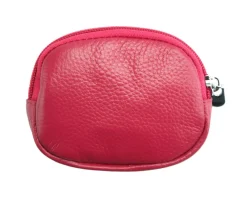 Soft leather coin purse with zip*Florence Discount